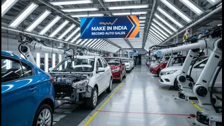 Record Auto Sales Strengthen India’s Manufacturing Story, With Risks Still Ahead