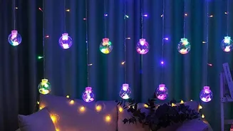 Replacing Plastic Decorations With LED Copper Strings Creates Eco-Friendly Festive Lighting
