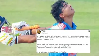 The Generational Talent: Fans react to Vaibhav Suryavanshi’s epic 144 in 42 for India A in Asia Cup Rising Stars T20