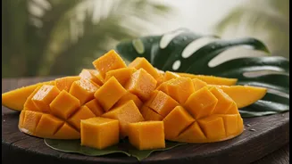 Chopped Mango Can Add a Fruity Twist When It Is in Season