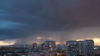 Delhi-NCR to Witness Light Rain and Strong Winds; Heavy Rainfall Expected in Uttarakhand, Bihar, and Jharkhand