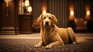Kolkata's Beloved 'Thumki Estate': A Canine Resident Captivates Hearts at a Luxury Hotel