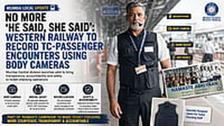 No More 'He Said, She Said': Western Railway To Record TC-Passenger Encounters Using Body Cameras