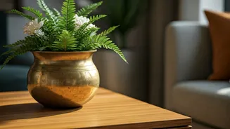 Turn Ancient Brass Cookware Into Gorgeous Living Room Planters