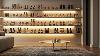 Nushrratt Bharuccha's Mumbai Haven: A Peek into Her Viral Shoe Wall & Minimalist Sanctuary