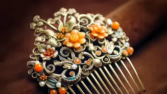 Smart Hair Accessory Hacks: Elevating Medium Length Cuts With Decorative Metal Clips