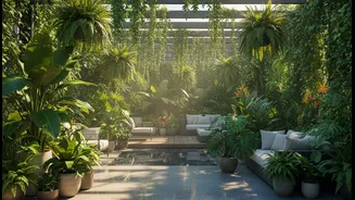 Hot Terraces Can Become Usable With Plants