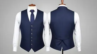 These styles go well with sleeveless blazers