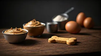 Transform Ordinary Kitchen Ingredients Into Peanut Butter Dog Biscuits Now