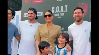Kareena Kapoor, Sons Feature In Lionel Messi’s ‘Namaste India’ Video