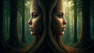Optical Illusion Personality Test: Woman or Trees? Discover Your Inner Self!