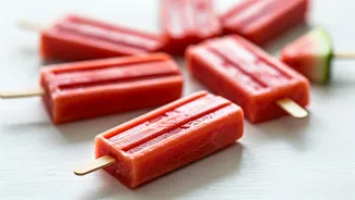 Make Healthy 1 Ingredient Watermelon Popsicles In Zero Time