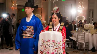 Decoding the significance of different colors of Korean wedding attire
