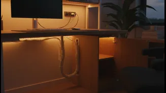 Three layout adjustments to fix dark residential work corners using cable management options