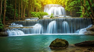 Wettest Places On Earth Experience Incredible Multi Tier Waterfall Cascades