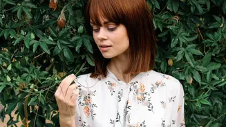 A Shaggy Lob Brings Volume without the Commitment of Short Hair