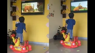 ‘Chotu Bahubaali’: Toddler Turns Living Room Into Mahishmati, Recreates Prabhas’ Iconic Elephant Scene | Video