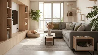 Como adequar a sala de estar aos animais de estimação?