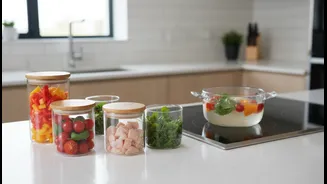 A Smart Kitchen Uses Prepared Elements Without Losing Freshness