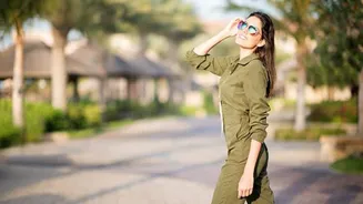 Jumpsuit lovers, here's a stylish winter look to try