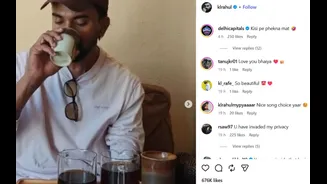 ‘Kisi pe phekna mat’ - Delhi Capitals' epic reaction to KL Rahul's coffee post