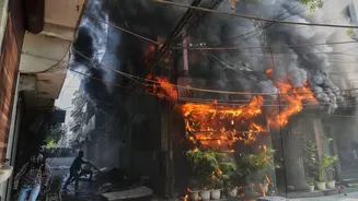 Delhi Malviya Nagar Hotel Fire: Manager Jai Mishra Emerges As Key Figure, Manhunt On