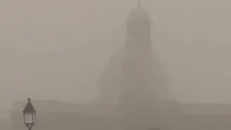Watch | Dust storm sweeps Delhi, rain brings respite from sweltering heat
