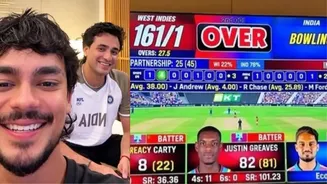 Ishan Kishan and Abhishek Sharma’s unusual way of watching India vs West Indies goes viral