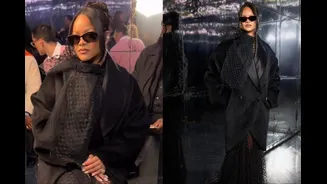 Rihanna Makes A Stealth Entrance At Dior’s Spring 2026 Haute Couture Show