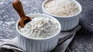Rice Flour Gives Desserts A Distinct Soft Or Crisp Texture