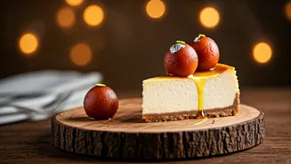 Gulab Jamun Cheesecake Is The Star Of Every Party