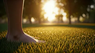 Urban Gym Goers Try Barefoot Grass Mobility Drills Daily
