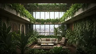 Mohan Sisters' Lavish Penthouse: A Blooming Haven for Parents in Mumbai