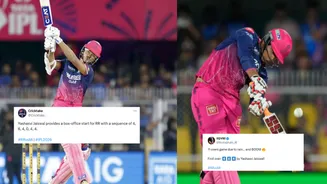 The sheer audacity…: Fans go berserk as Vaibhav Sooryavanshi and Yashasvi Jaiswal get Rajasthan Royals off to solid start against MI