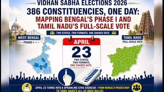 386 Constituencies, One Day: Mapping Bengal’s Phase I and Tamil Nadu’s Full-Scale Vote
