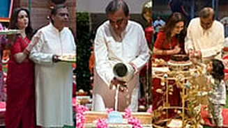 Mukesh Ambani Celebrates 69th Birthday With Grand Puja, Brahman Bhoj & Siddhivinayak Temple Visit With Nita & Other Family Members