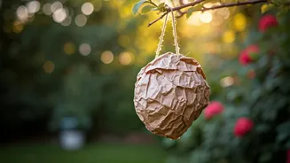 DIY Wasp Deterrent: A Simple Paper Bag Trick to Keep Wasps Away
