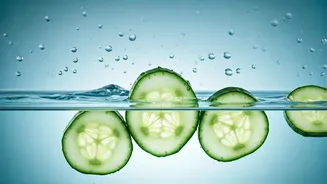 Cucumber-Infused Water Makes Heat Feel Manageable