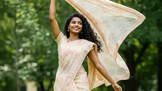 How Soft Upcycled Cotton Saree Drapes Provide Natural Ventilation And Soft Lighting For Urban Apartments