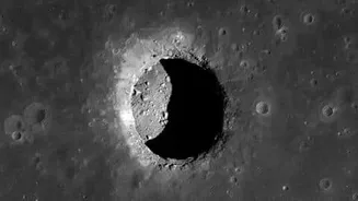 NASA confirms 1st lunar cave near Apollo 11 landing site