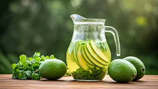 Mix Raw Mango With Fresh Coriander For Ultimate Summer Cooler