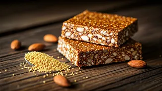 Swap Workout Powders For Homemade Toasted Amaranth Almond Energy Bars