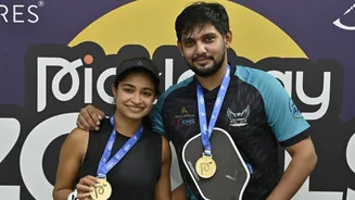 Mihika-Himansh win Mixed Doubles title