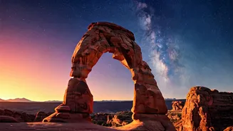 Arches National Park: Unveiling Utah's Natural Wonders & Cosmic Skies