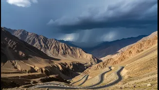 Why Spiti remains open and accessible while heavy rain triggers landslides elsewhere nearby