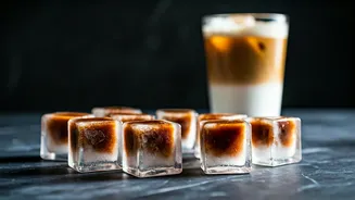 Prevent Watered Down Lattes Using Frozen Filter Coffee Decoction
