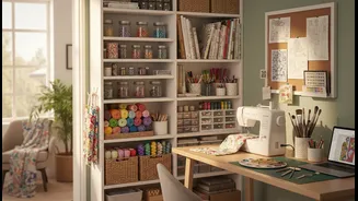 A Hobby Corner Can Give Clutter A Defined, Attractive Home