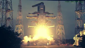 ISRO’s LVM3-M5 mission successfully lifts off with Navy satellite