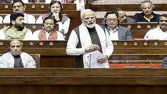 Congress Stole Gandhi Surname From Gujarat: PM Modi Attacks Opposition in Rajya Sabha