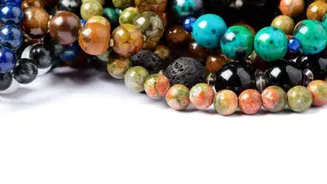 How to decorate walking sticks with beadwork